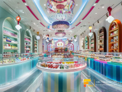 Sweets Candy Store Snack Display Shelf Chocolate Cabinet