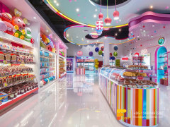 Candy Shop Displays Modern Sweet Shop Chocolate Glass Counter
