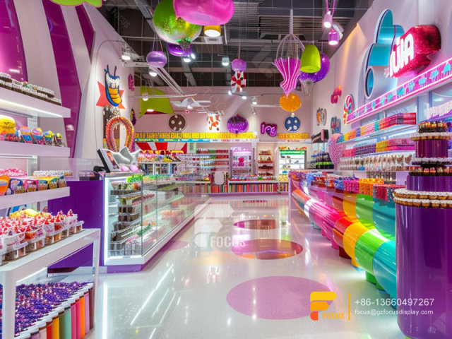 Snack Rack Display Design Chocolate Shop Sweet Store