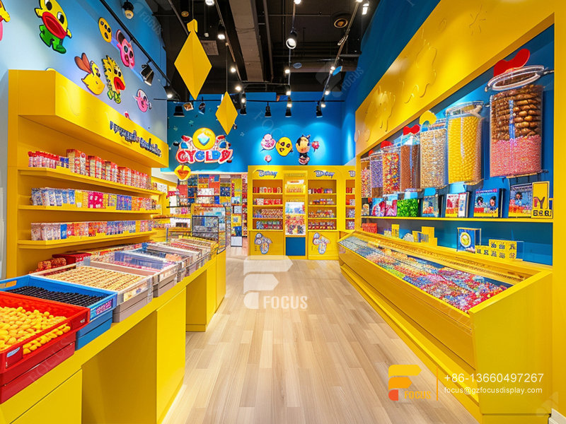 Snacks Shop Design Chocolate Display Cases Sweet Shop Shelving