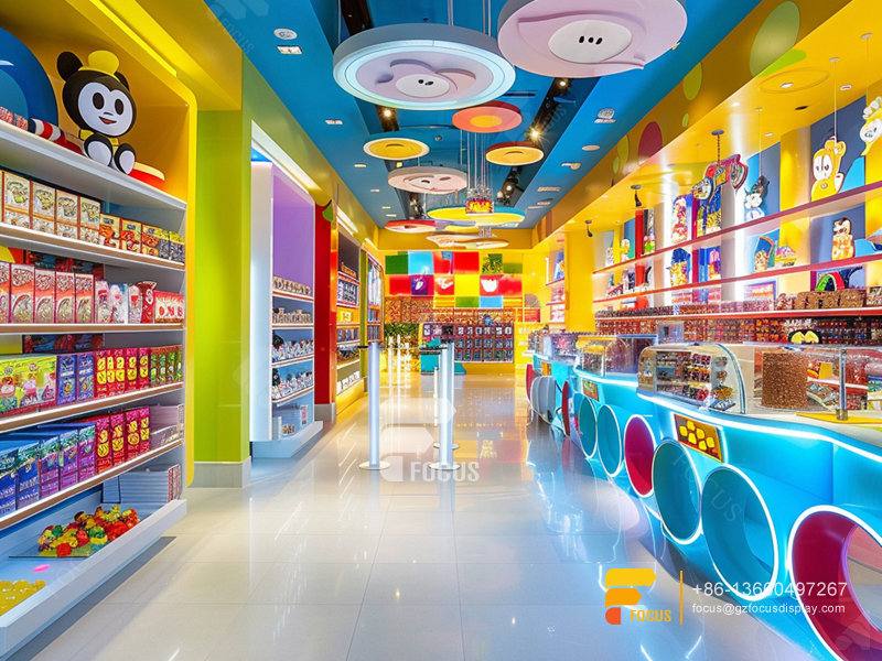 Retail Snack Display Sweet Shop Designs Chocolate Cabinet