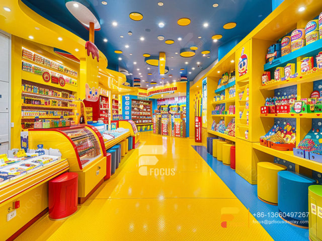 Snack Display Shelf Chocolate Stores Nuts Shop Decor