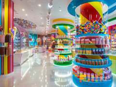 Candy Racks Snacks Shop Design Custom Chocolate Counter Display
