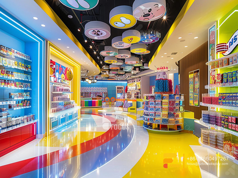 Retail Snack Display Sweet Shop Designs Chocolate Cabinet