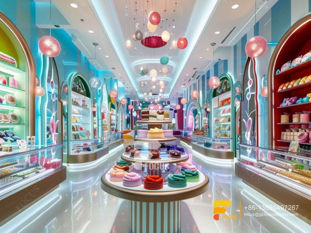 Mix Sweet Shop Chocolate Display Counter Nuts Shop Decor
