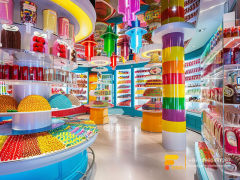 Candy Shop Stand Sweets Display Chocolate Shop Design
