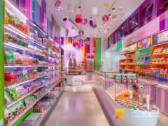 Candy Shop Stand Sweets Display Chocolate Shop Design