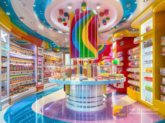 Cotton Candy Display Stand Lollipop Sweet Shop Chocolate Rack