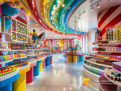 Custom Candy Box Display Mix Sweet Shop Chocolate Rack