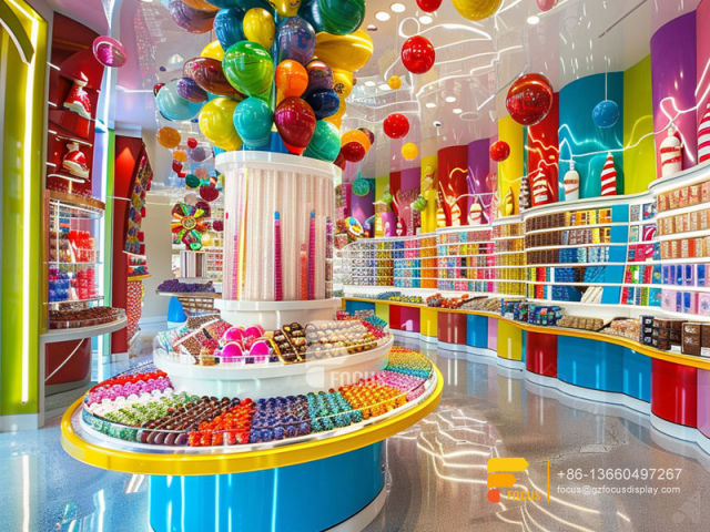 Bulk Candy Displays Snack Store Design Chocolate Rack