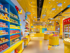 Snack Wall Display Design Chocolate Shop Sweet Shop Shelving