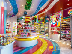 Grocery Store Candy Shelf Snack Displays Sweet Shop Shelving
