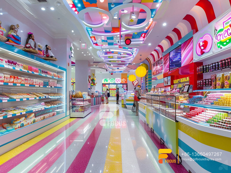Cotton Candy Display Rack Design Chocolate Shop Chocolate Shop Design