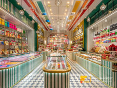 Snack Display Stands Modern Sweet Shop Nuts Shop Decor