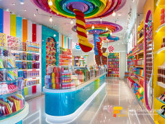 Candy Shelving Displays Chocolate Stores Sweet Shop Counter Design