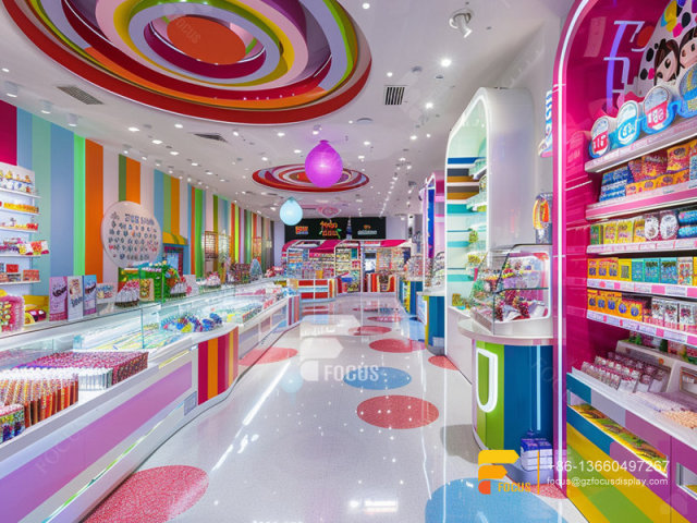 Candy Store Display Fixtures Sweet Shop Shelves Chocolate Shop Design