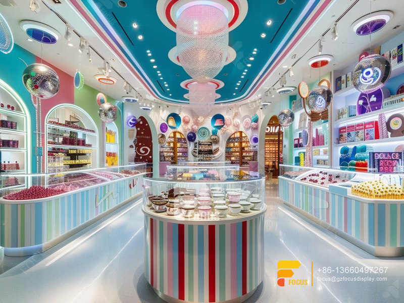 Sweet Display Stand Design Chocolate Shop Nuts Shop Decor