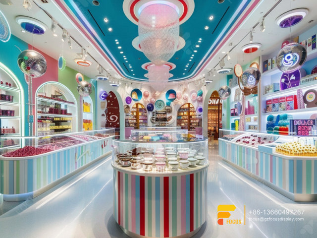 Sweet Display Stand Design Chocolate Shop Nuts Shop Decor