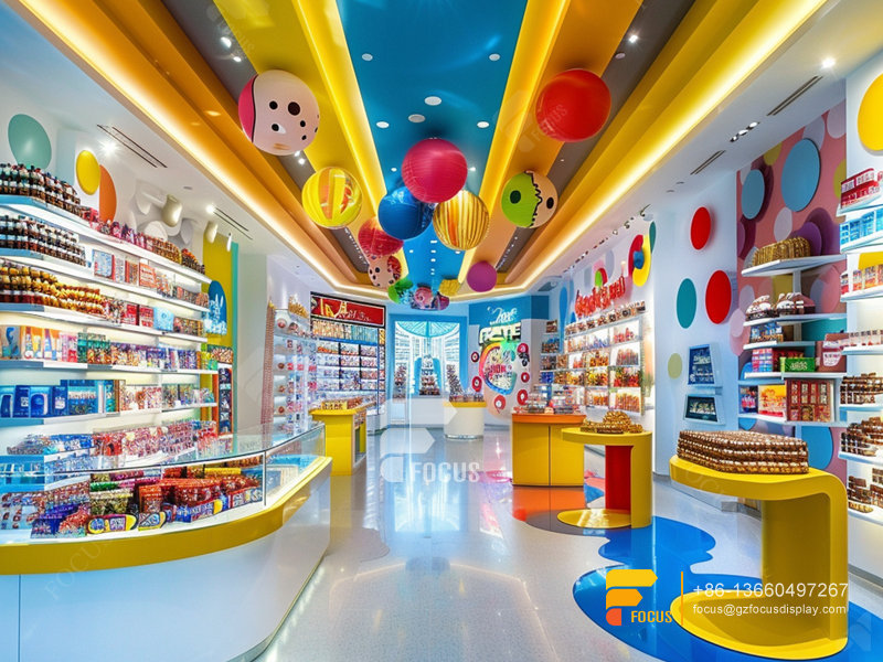 Snack Racks Display Candy Store Fixtures Sweets Shop