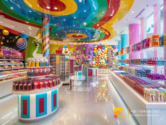 Candy Stand Snack Display Shelves Chocolate Glass Counter