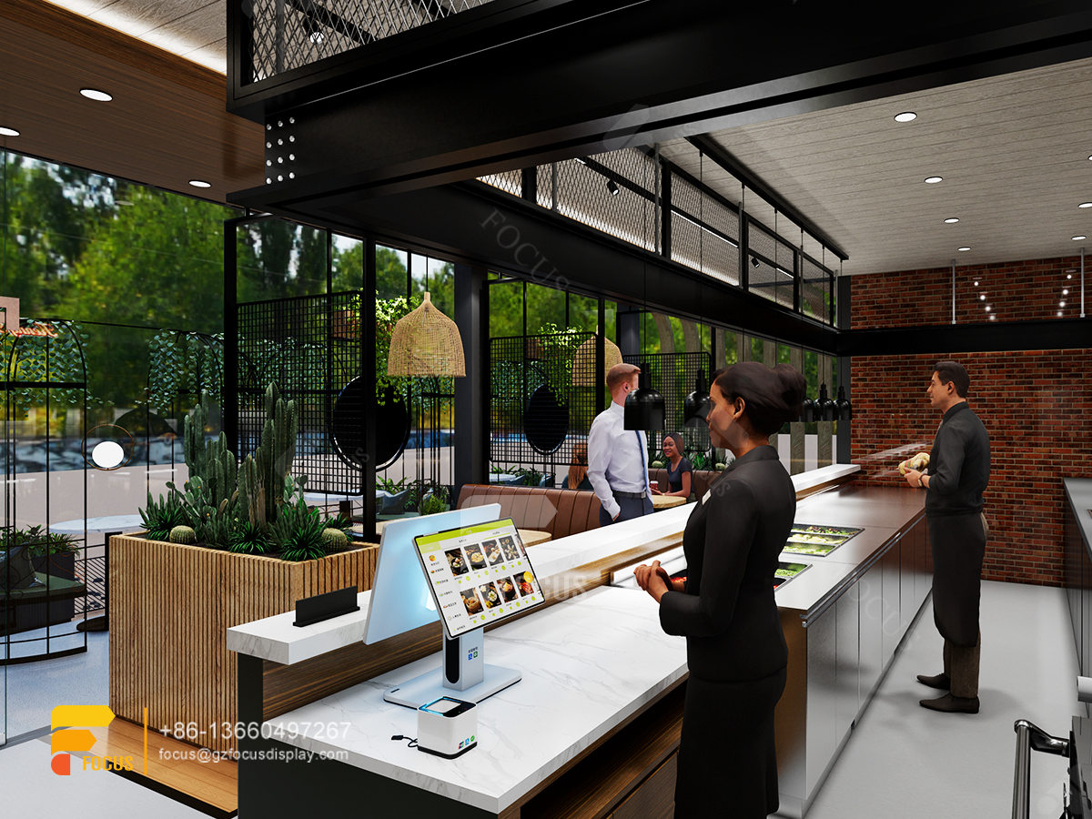 coffee house interior design cafe counter layout simple milk tea shop design