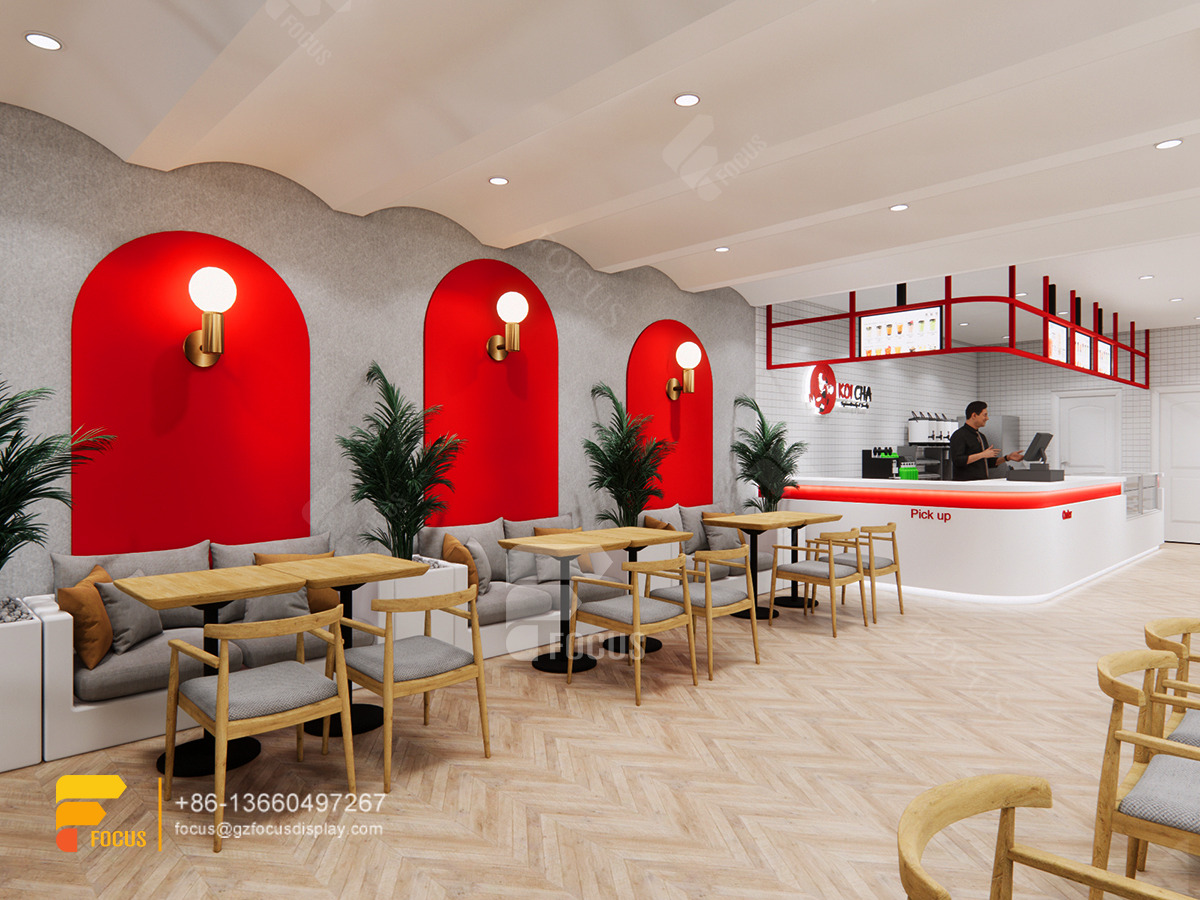 coffee interior design coffee shop bar counter bubble tea graphic design