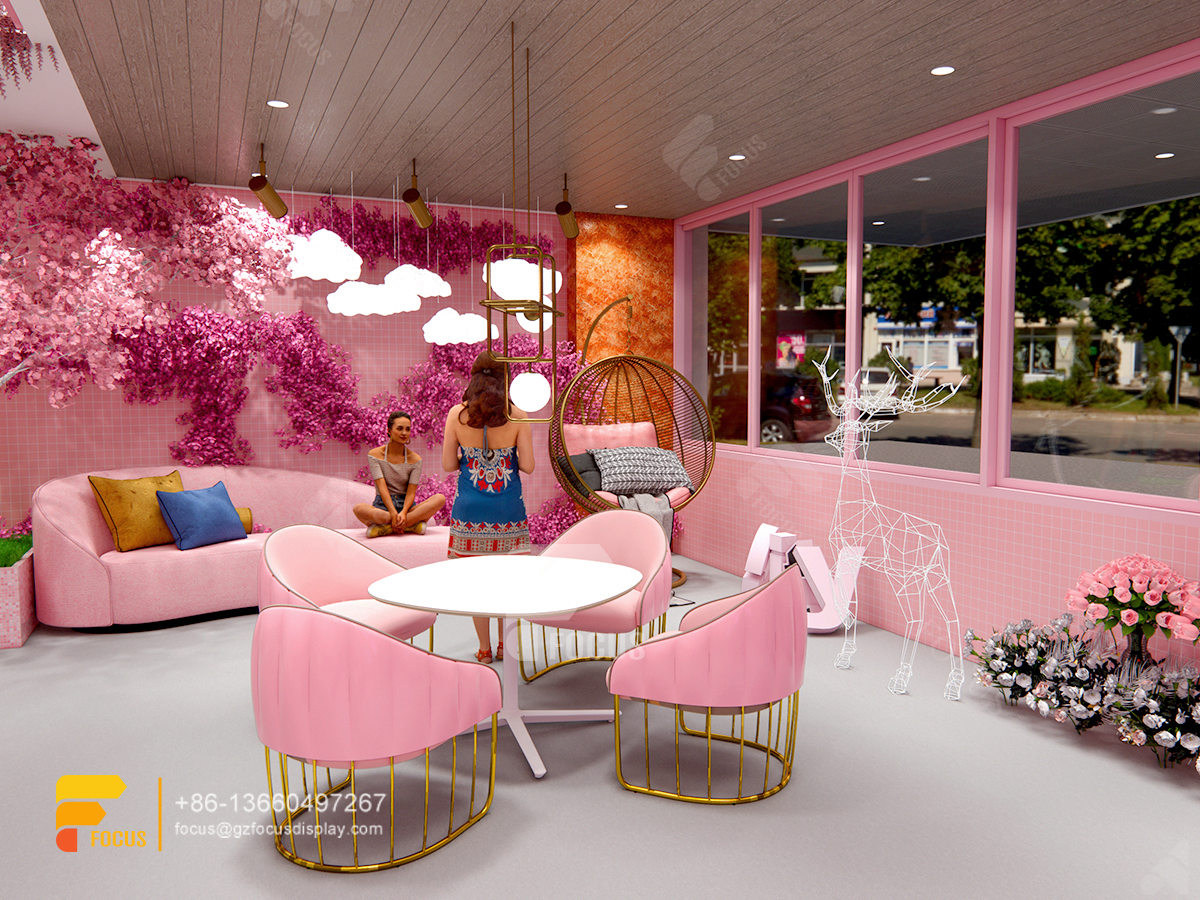 coffee shop inside design commercial coffee counter bubble tea interior design