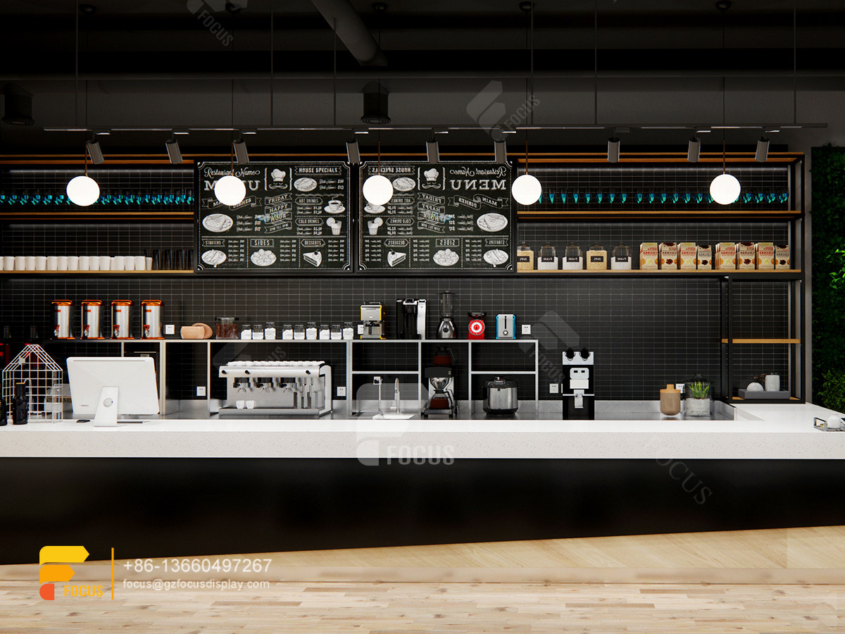 coffee shop layout and design display bubble tea store design layout