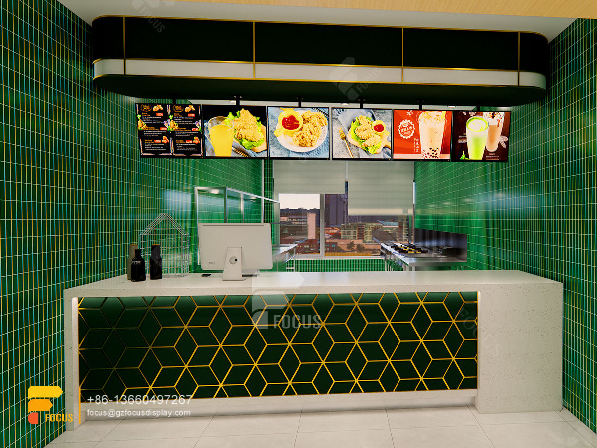 coffee shop layout design chocolate counter bubble tea kiosk