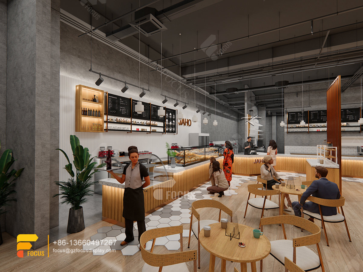 coffee shops interior design modern counter bubble tea shop design