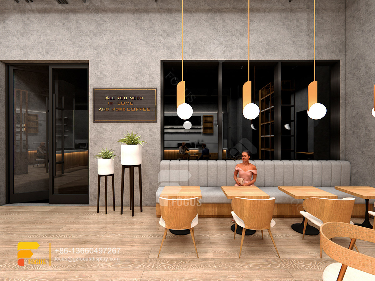 coffee shops interior design modern counter bubble tea shop design
