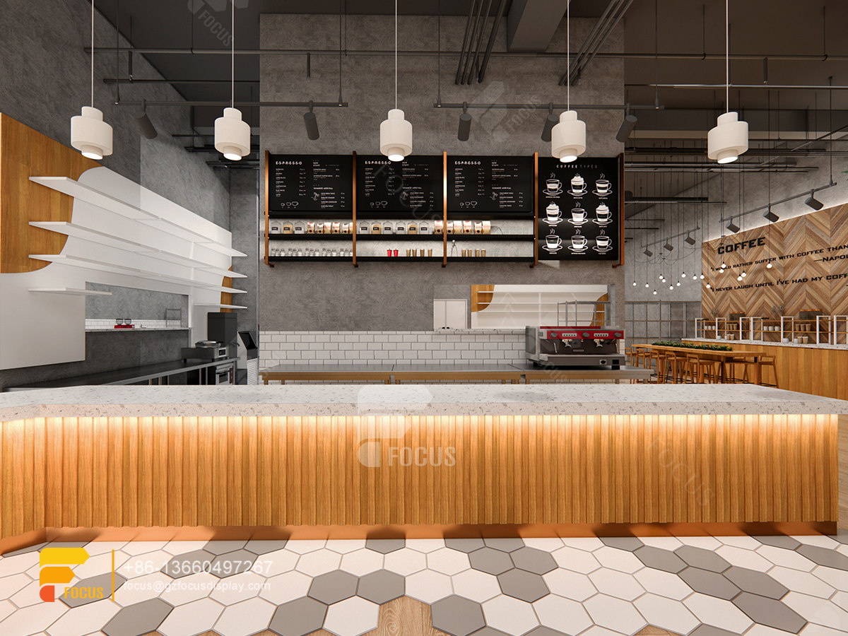 coffee shops interior design modern counter bubble tea shop design