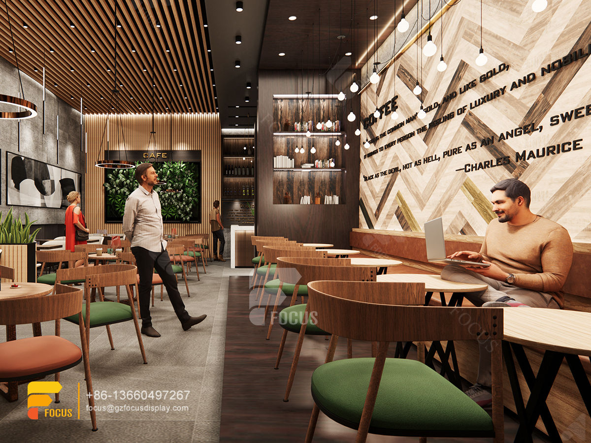 coffee store design coffee display stand milk tea counter design