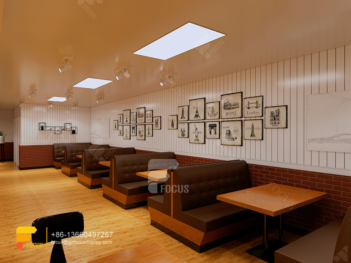 design cafe 3d bar counter coffee shop milk tea counter design
