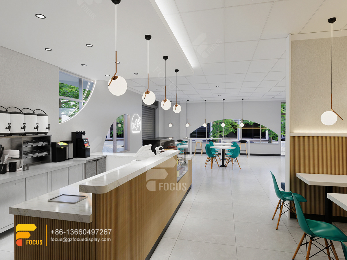 design cafe interiors cafe display counter design milk tea shop