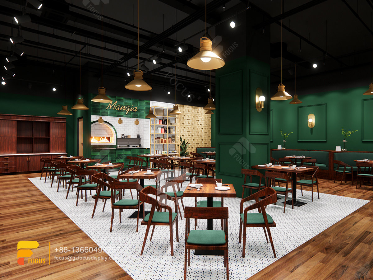 interior coffee shop design cafe display shelves milk tea bar design