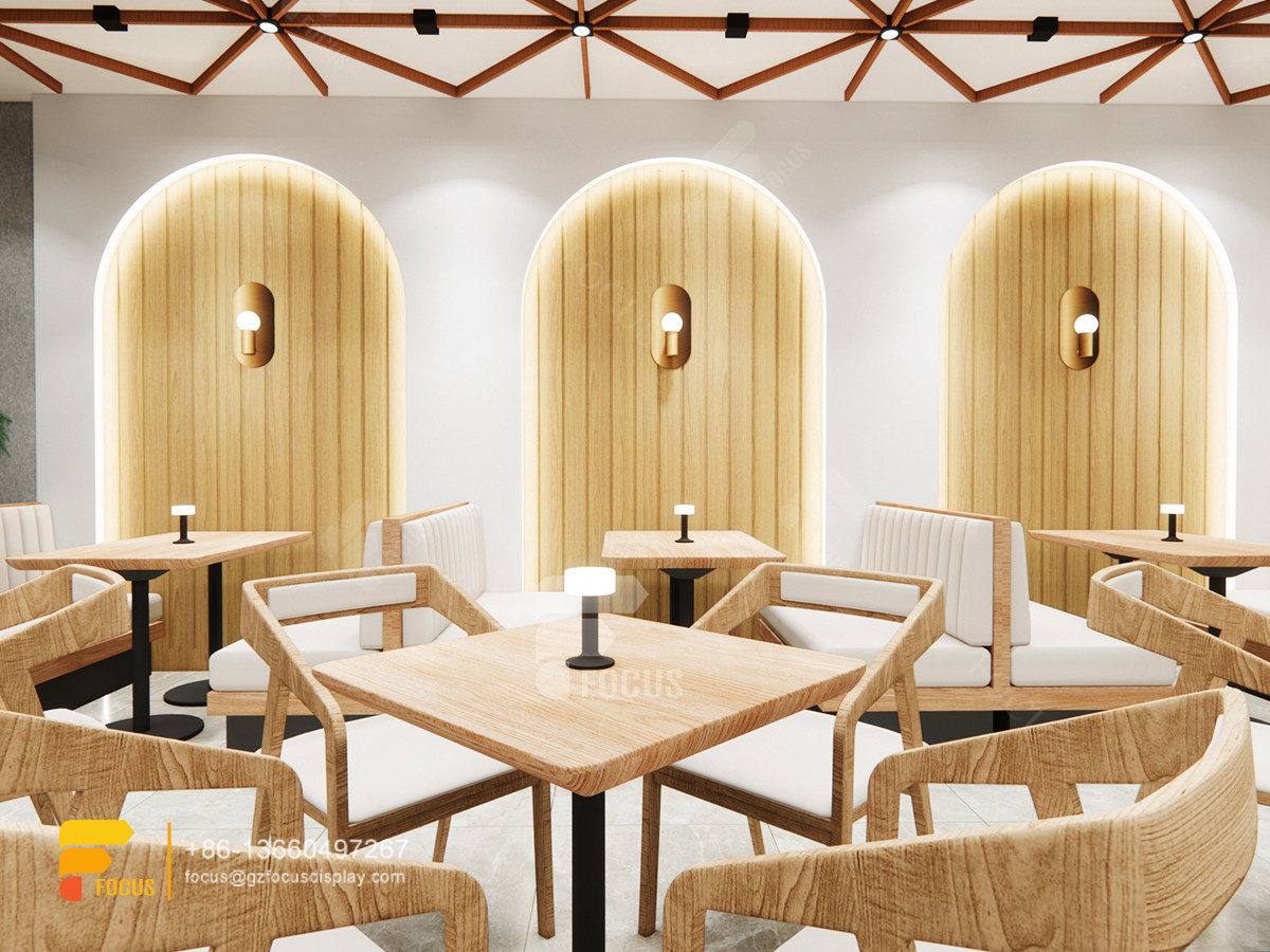 interior design cafe coffee shop modern counter bubble tea store design layout