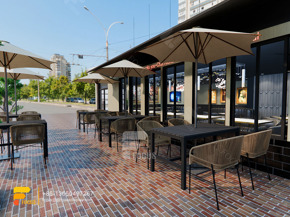 luxury cafe design coffee display stand simple milk tea shop design
