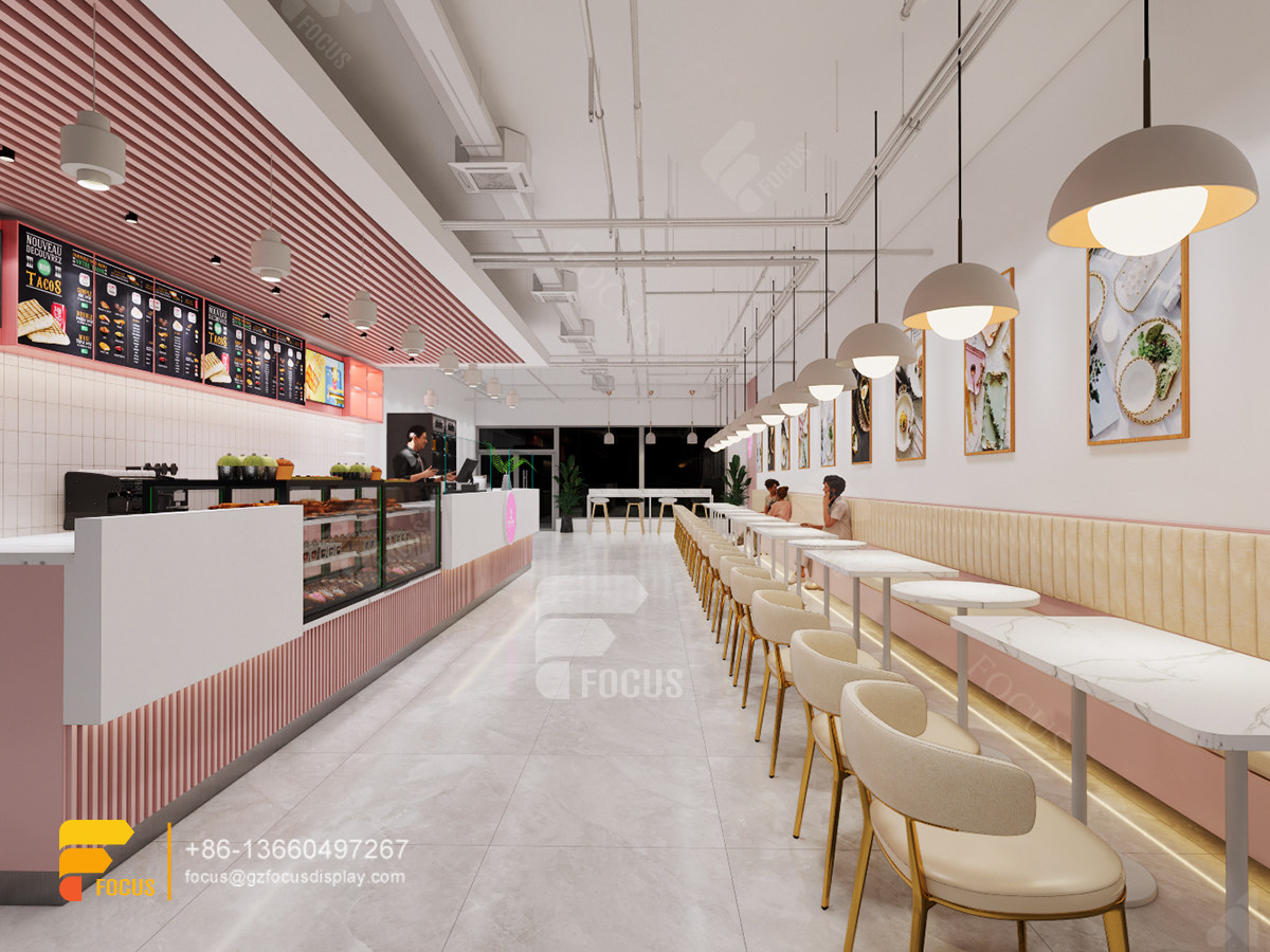 modern cafe design cafe serving counter bubble tea shop design