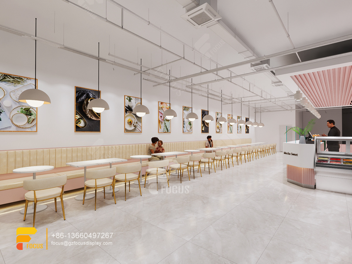 modern cafe design cafe serving counter bubble tea shop design