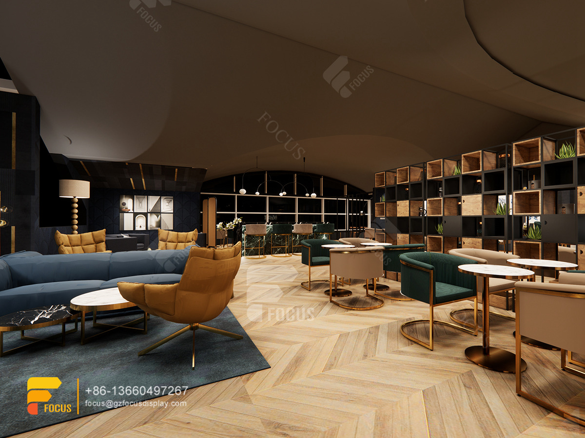 modern cafe interior design coffee shop display counters milk tea store design