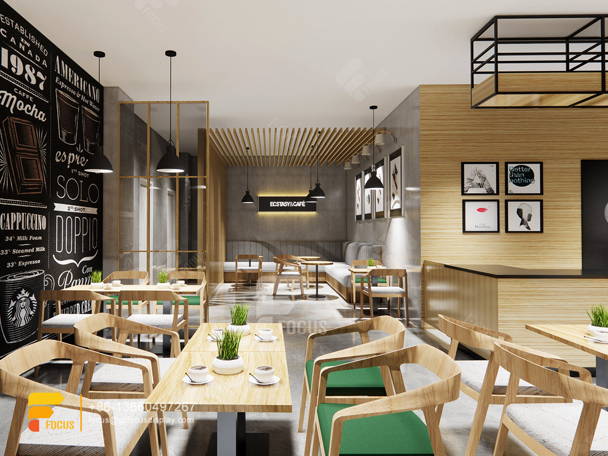 modern coffee house design coffee display counter milk tea shop counter design