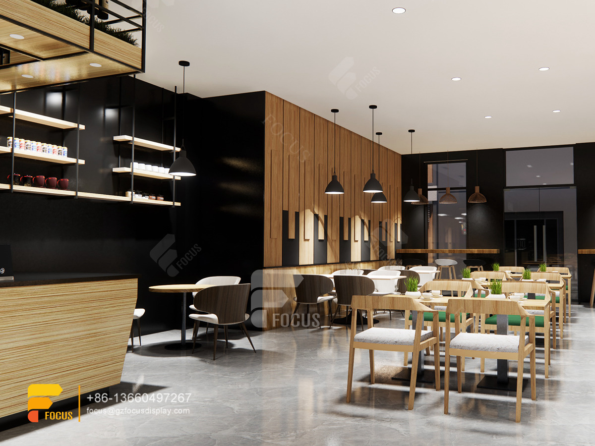 modern coffee house design coffee display counter milk tea shop counter design