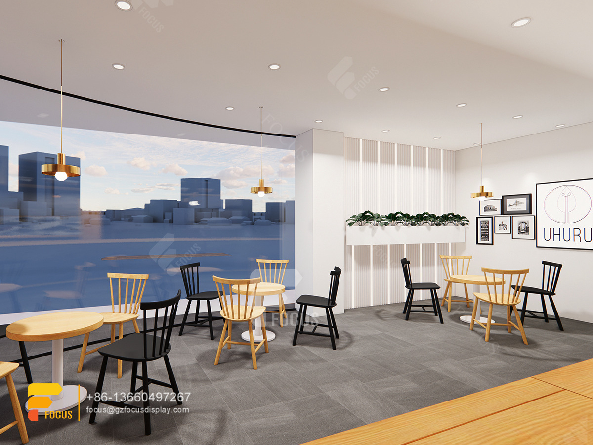 simple coffee shop interior design coffee counter bubble tea store layout