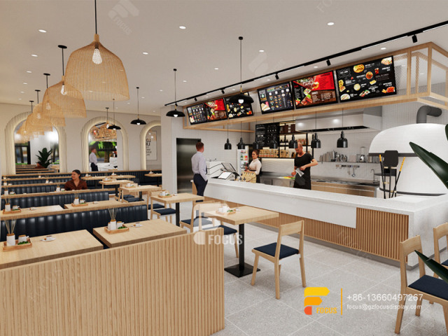 Interior Design Cafe Cash Counter Milk Tea House Interior Design