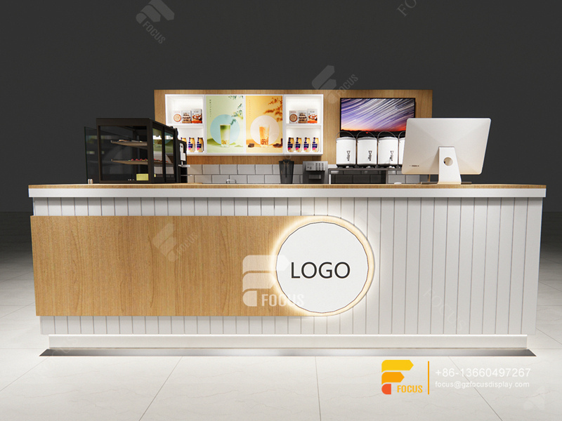 Kiosk Cafe Design Coffee Shop Bar Counter Milk Tea Counter Design