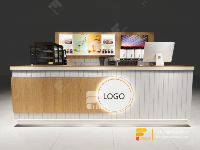 Kiosk Cafe Design Coffee Shop Bar Counter Milk Tea Counter Design