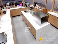 Coffee Kiosk Design Coffee Tea Counter Bubble Tea Graphic Design