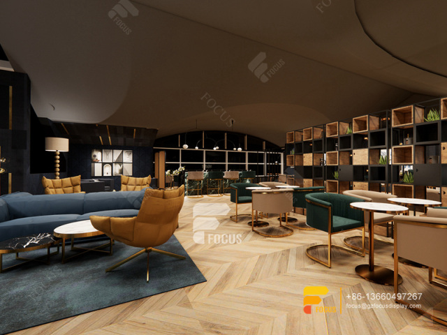 Modern Cafe Interior Design Coffee Shop Display Counters Milk Tea Store Design