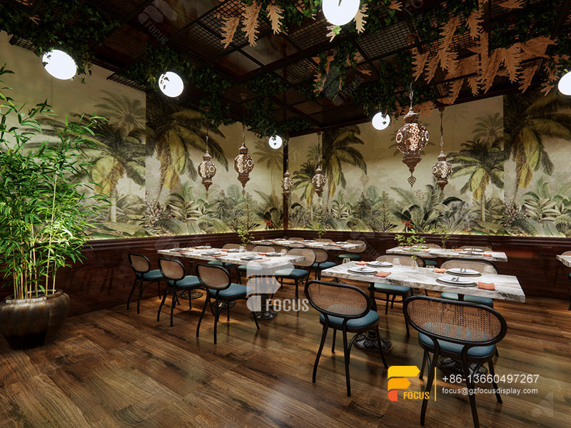 Interior Design Coffee Display Rack Milk Tea House Design